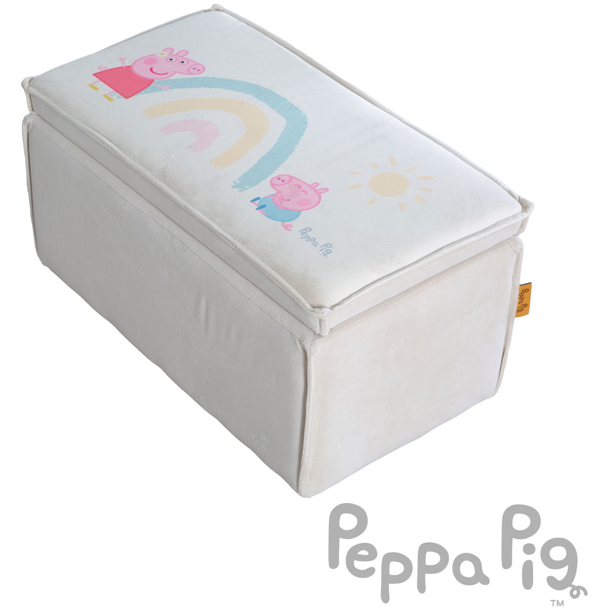 robaroba   Kinderhocker Peppa Pig mit Aufbewahrungsfunktion