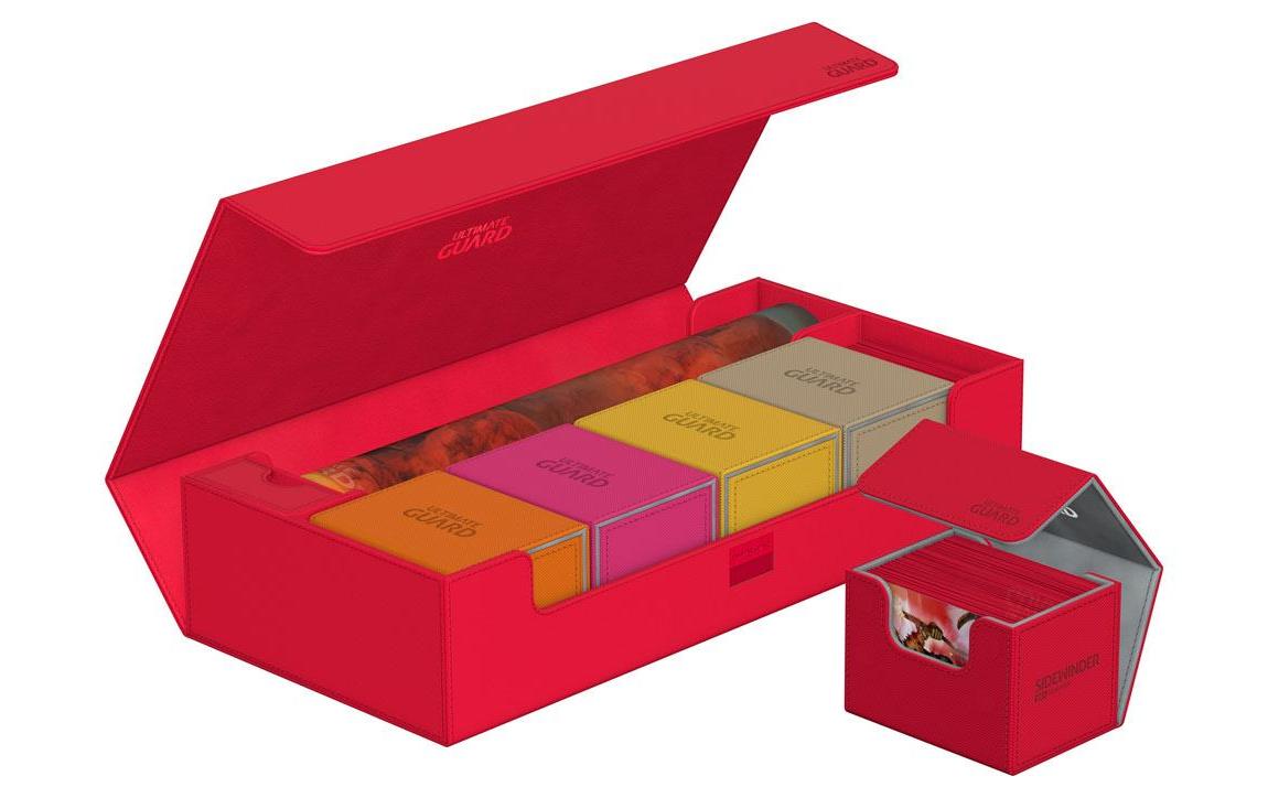 Kartenbox XenoSkin Superhive 550+ RotHochwertige Box für Sammelkarten in Standardgrösse