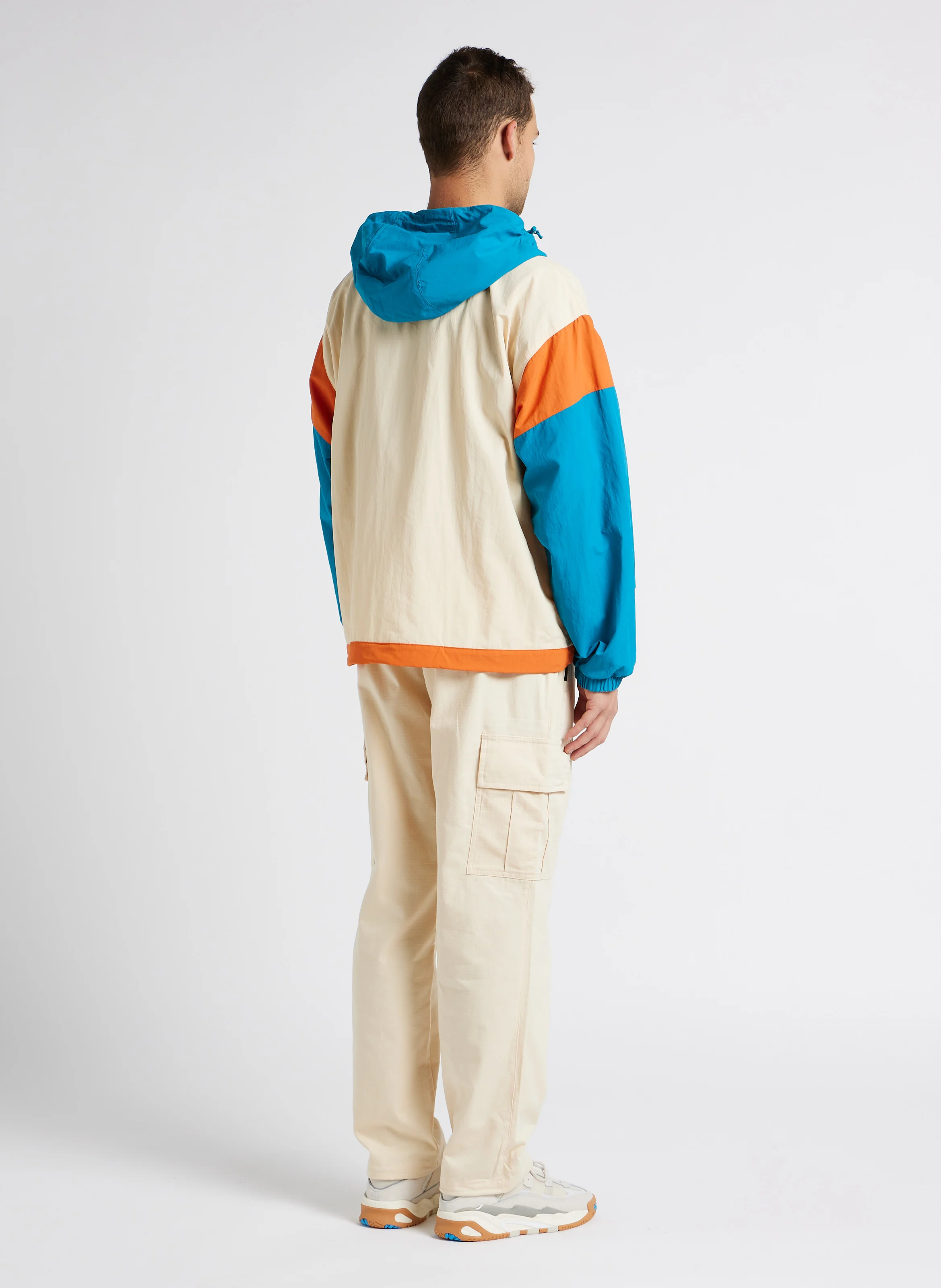 Pantalon cargo ample | Beige