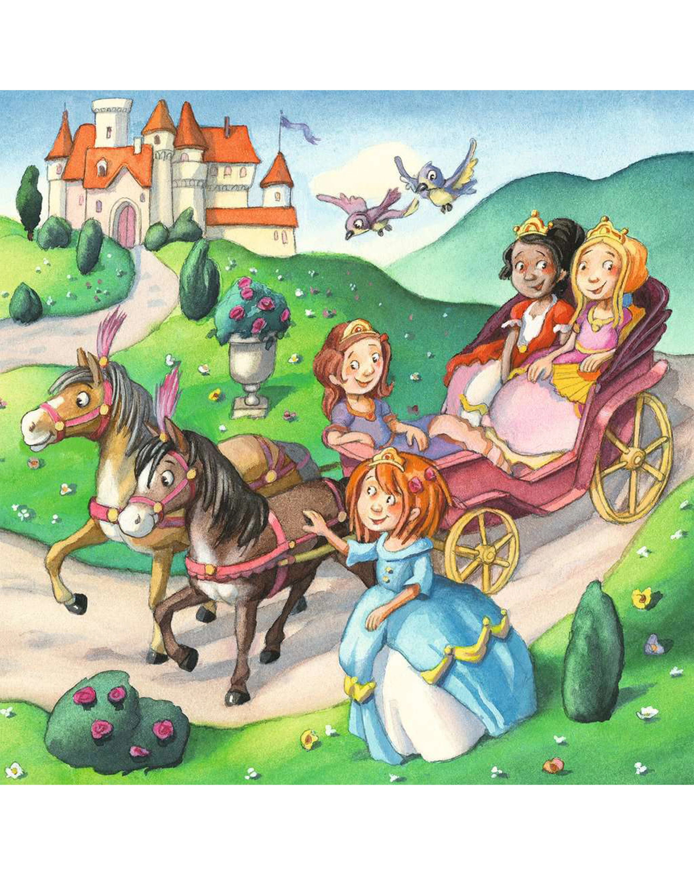 Puzzle KLEINE PRINZESSINNEN 3x49-teilig