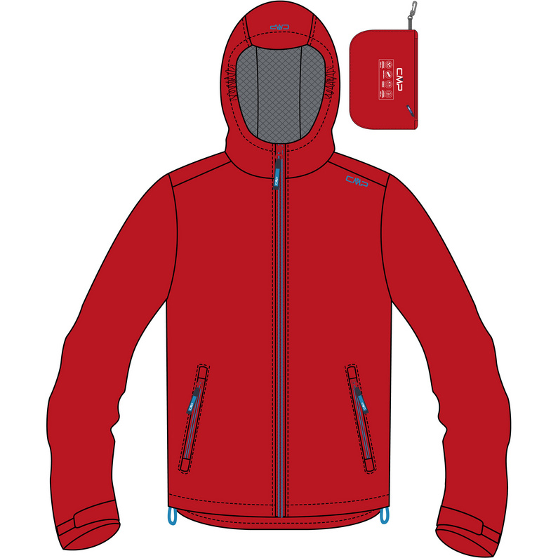 CMP Kinder Boys Rain Hoodie Jacke