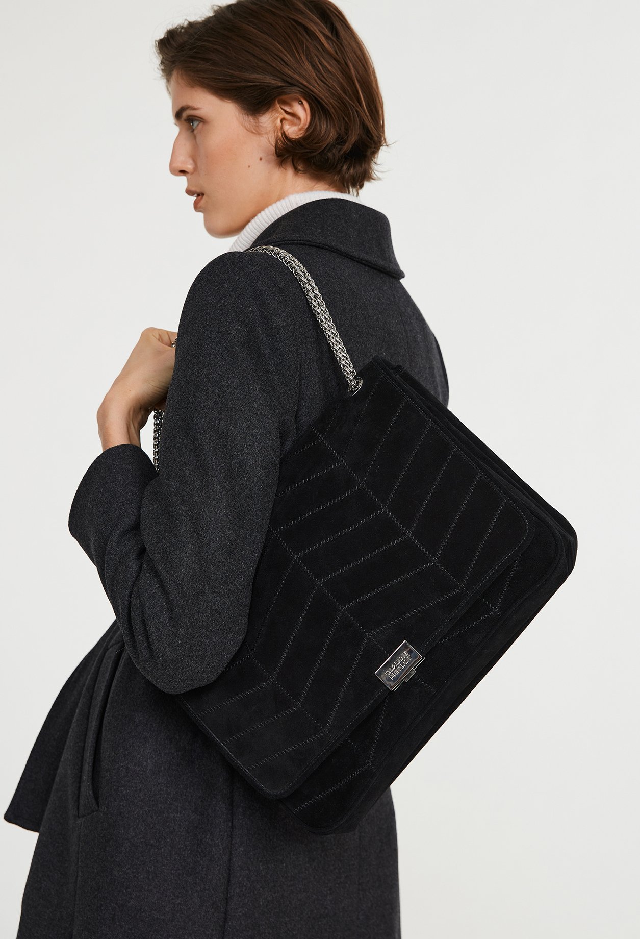 Grand sac Angelo cuir suede