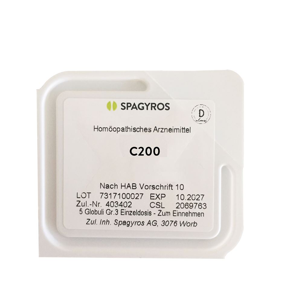 Spagyros Ferrum metallicum 200 C<br>1 Dosis, Globuli, Easyclick
