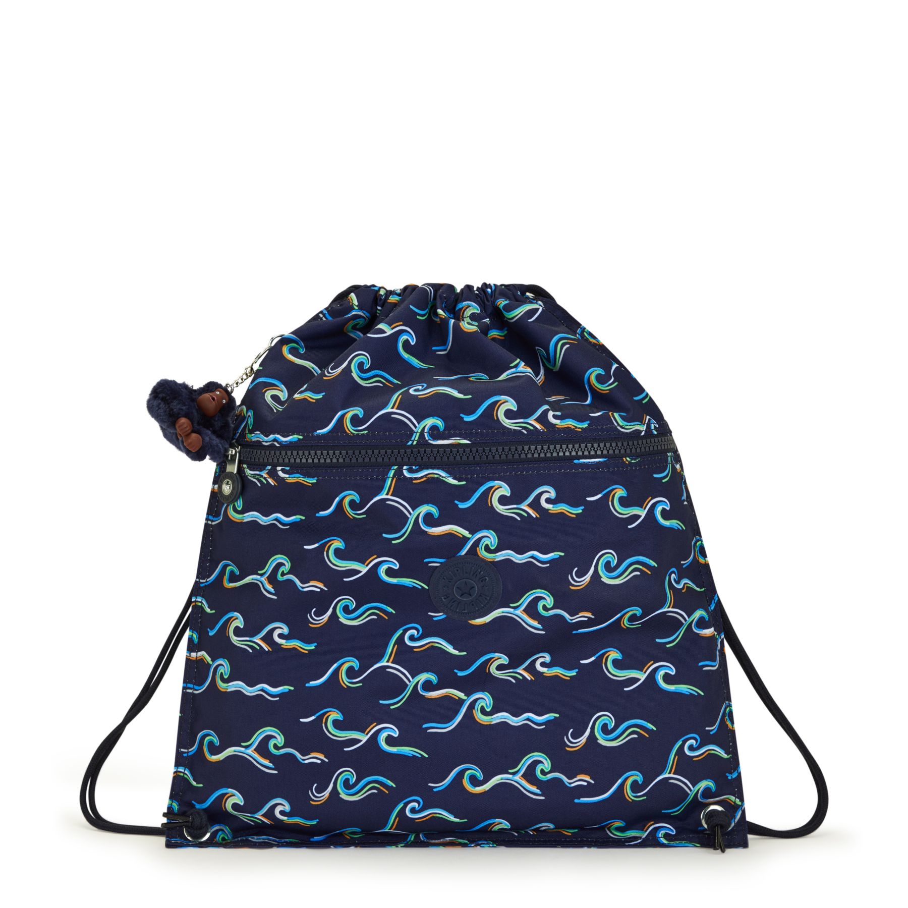 SUPERTABOO Sac moyen avec cordon de serrage - Fun Ocean Print