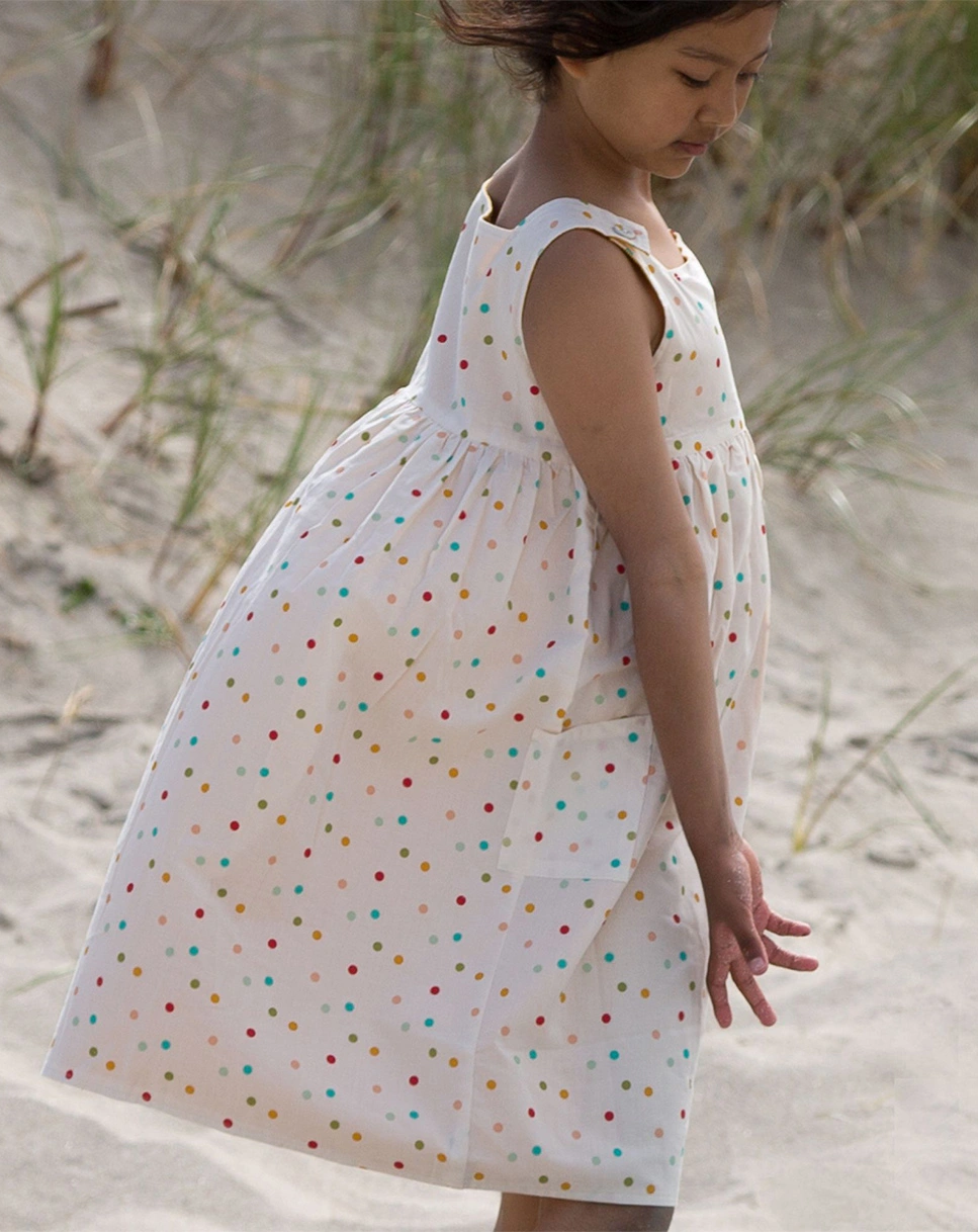 Wende-Trägerkleid RAINBOW SPOTS in bunt