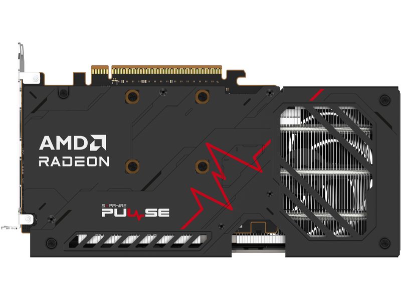 SAPPHIRE Grafikkarte AMD Radeon RX9060 XT PULSE OC 8GB GDDR Grafikkarte mit 8 GB GDDR6 Speicher
