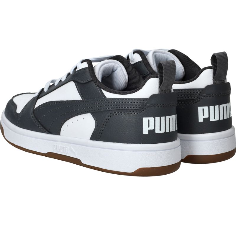 Puma Rebound V6 Lo Sneakers Grijs Jongens