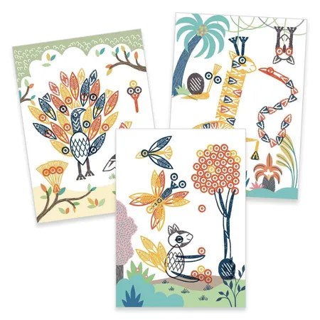 Djeco Stempel: Surprising animals