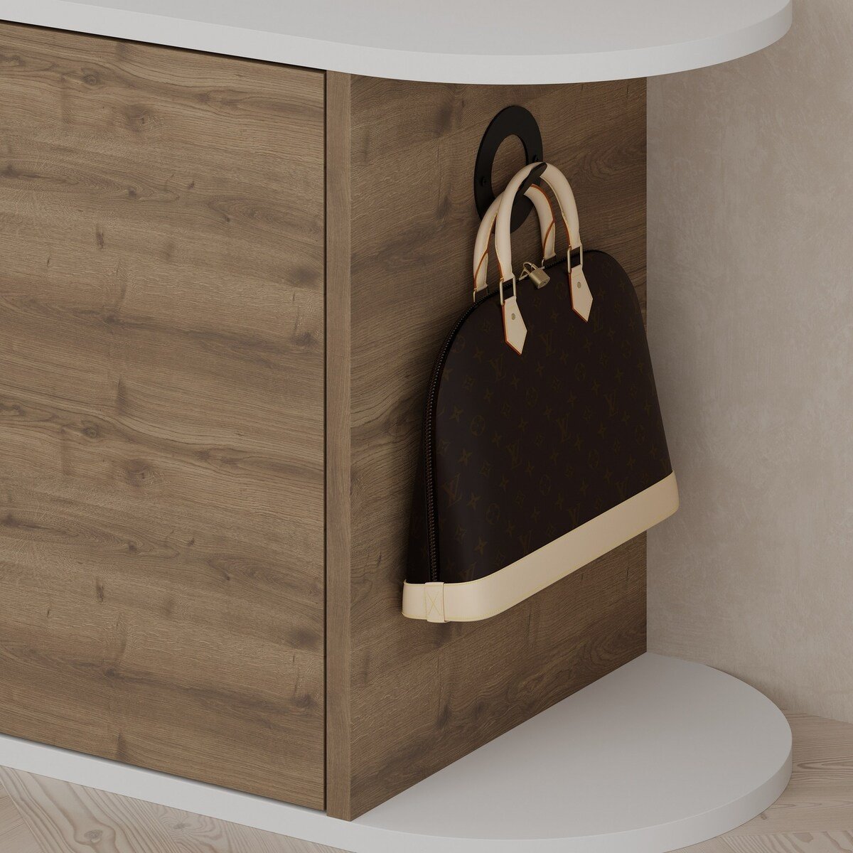Calicosy - Schoenenkast Nova - 104 cm - Houtlook | Wit