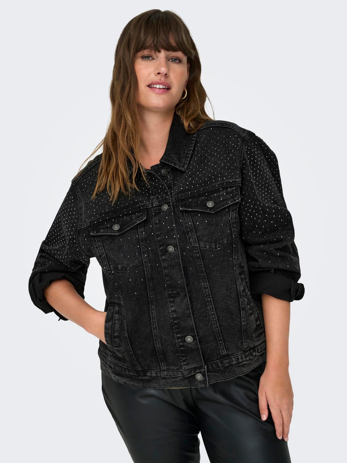 CARJAGGER Jacke Washed Black