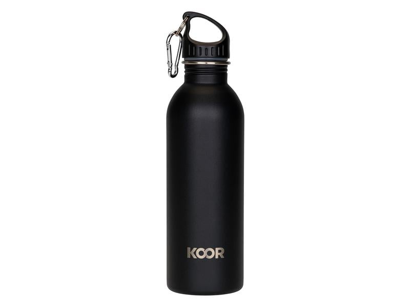 KOOR Trinkflasche Nero Hiking 1 L Einwandige Trinkflasche