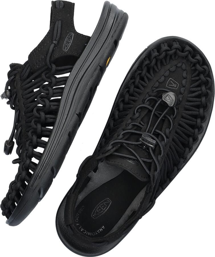 Keen Uneek Dames Sandalen Black Black Zwart Polyester K1014099
