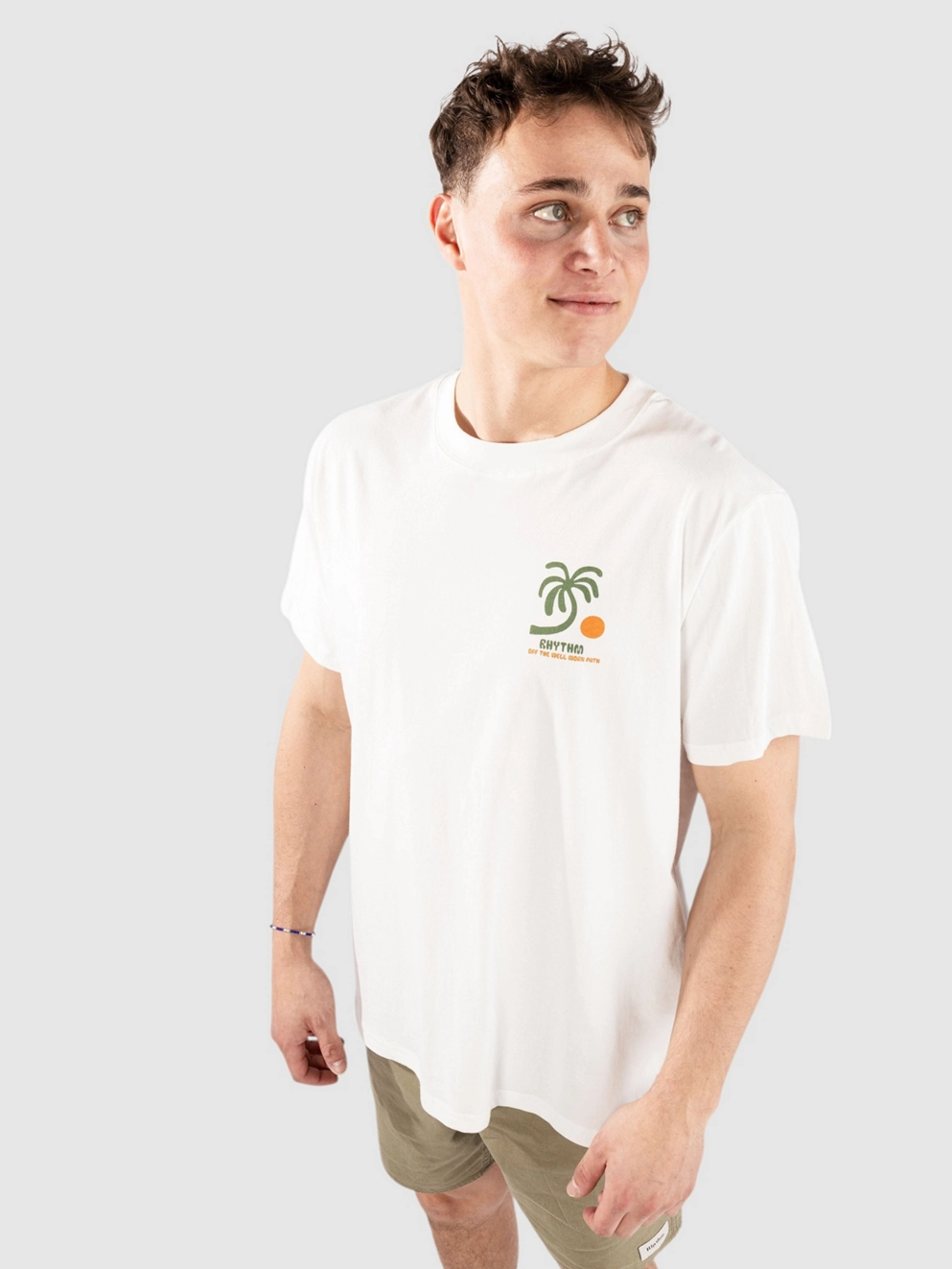 Rhythm Trees T-Shirt vintage white