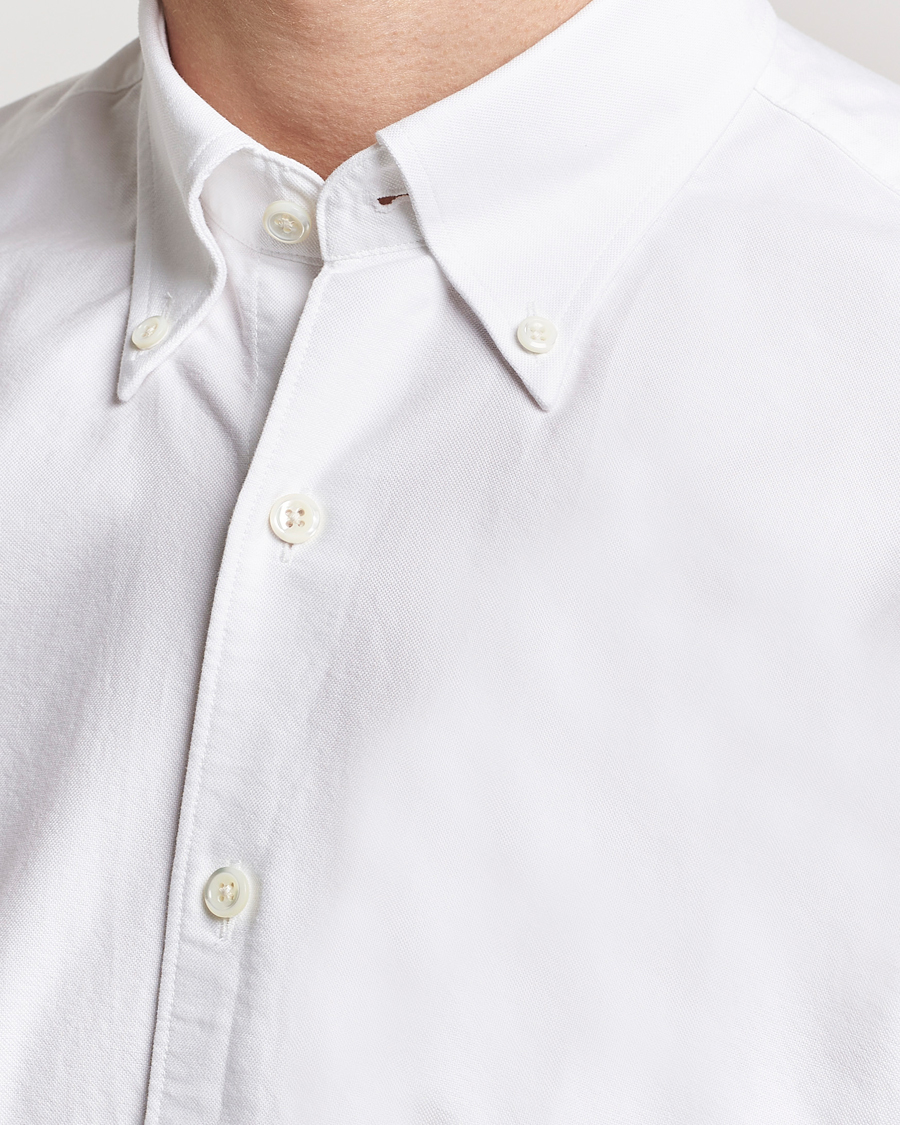 Oscar Jacobson Reg Fit BD Casual Oxford Optical White