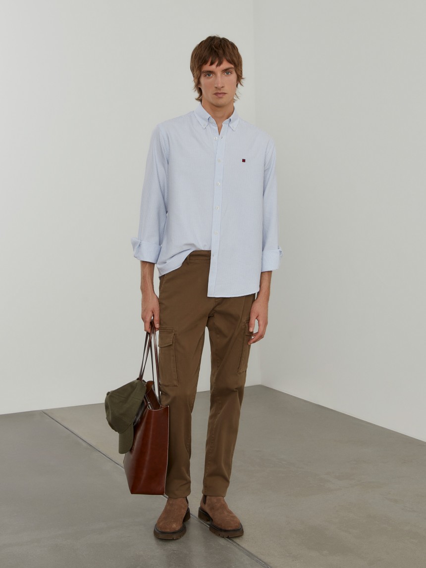 Calças cargo regular fit