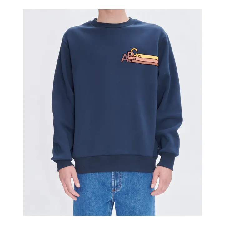 A.P.C. Sweat Spring Coton Bio | Bleu marine