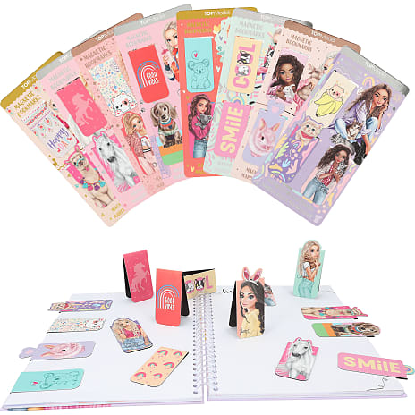 TOPModel magnetiske bogmærker – flere varianter – assorteret