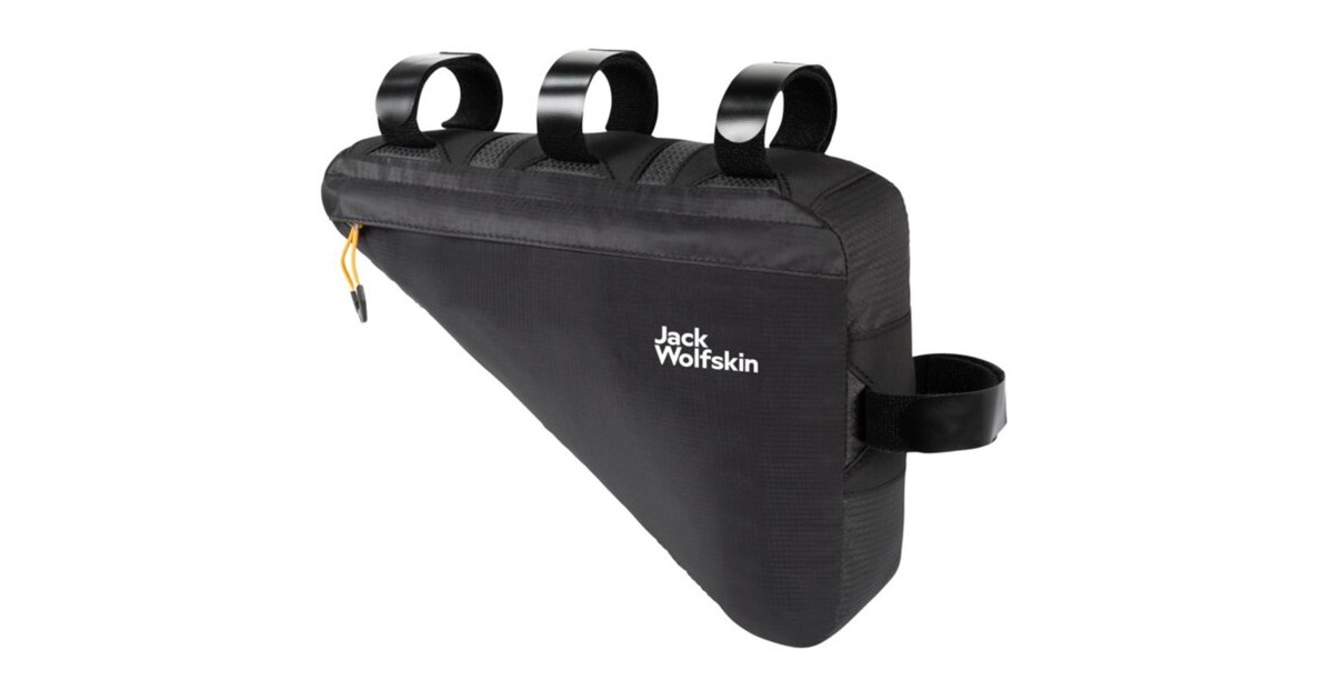 Jack WolfskinMorobbia Triangle Bag fietsmand/-tas  (Zwart, 2 liter)
