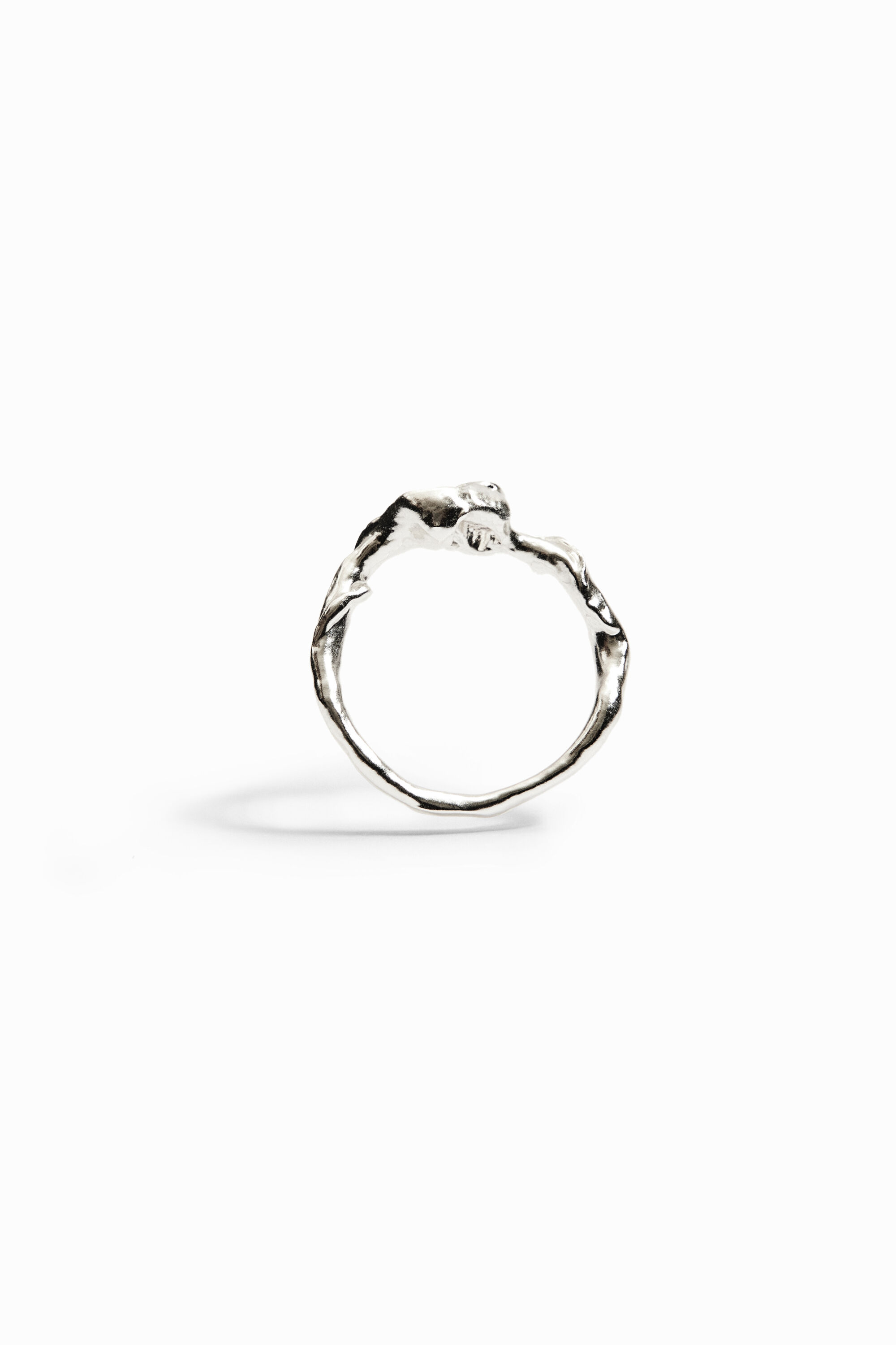 Bague zirconite plaquée argent Zalio