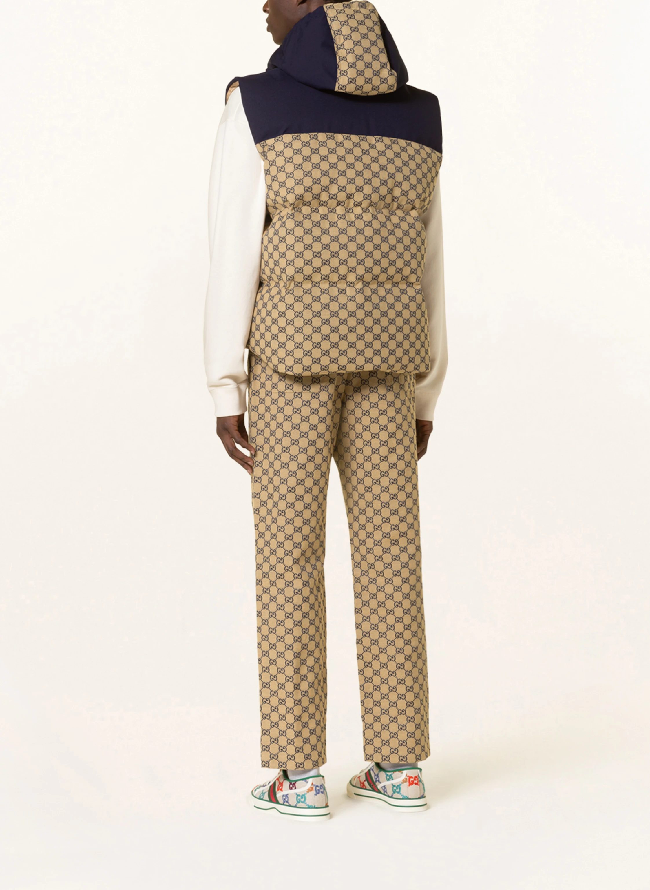 GUCCI Daunenweste mit abnehmbarer Kapuze
