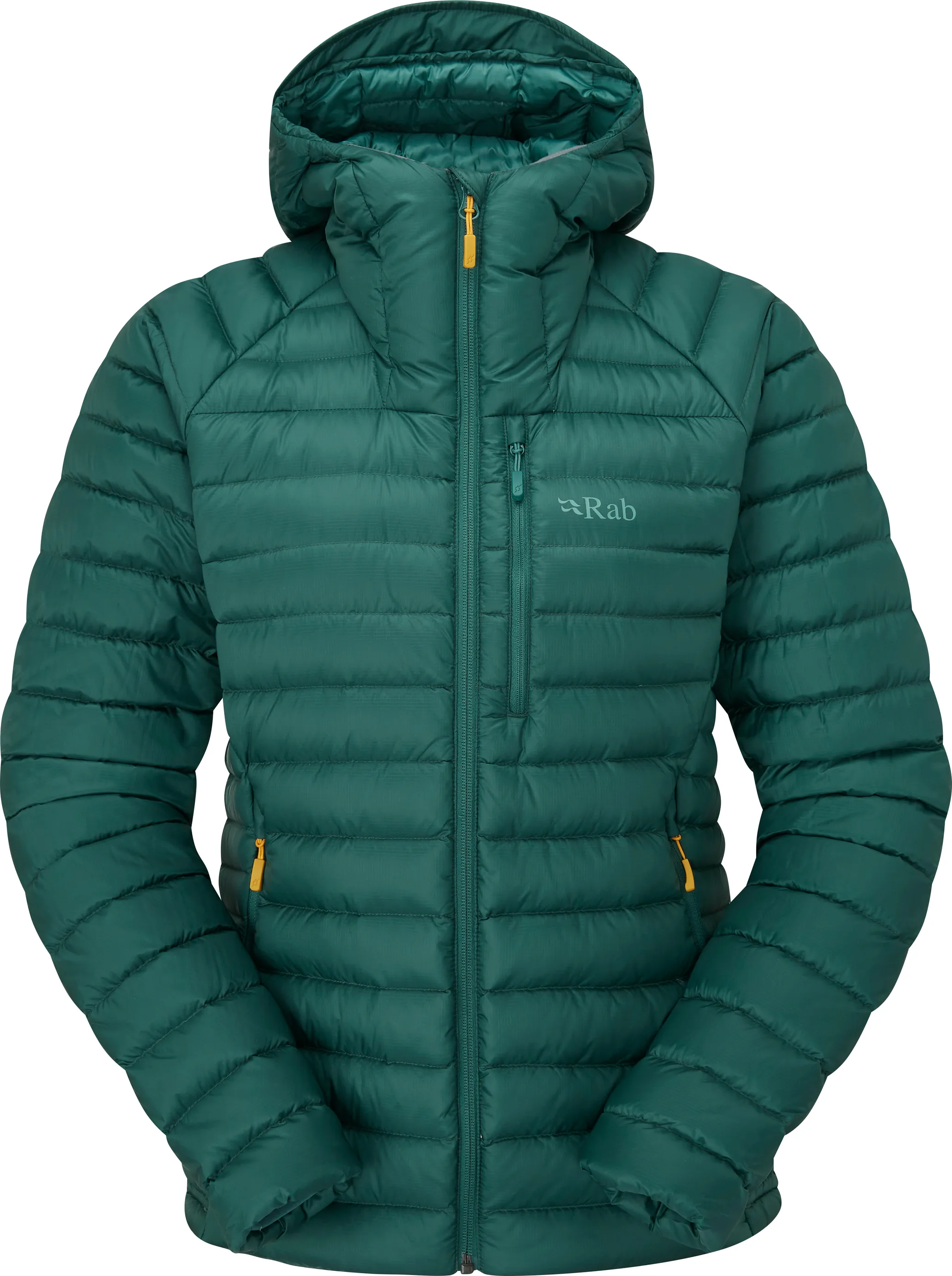 Rab Women's Microlight Alpine Down Jacket Green Slate
