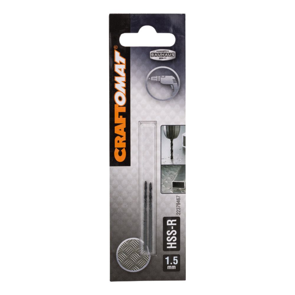 BOR CRAFTOMAT HSS-R 1,5MM 2STK