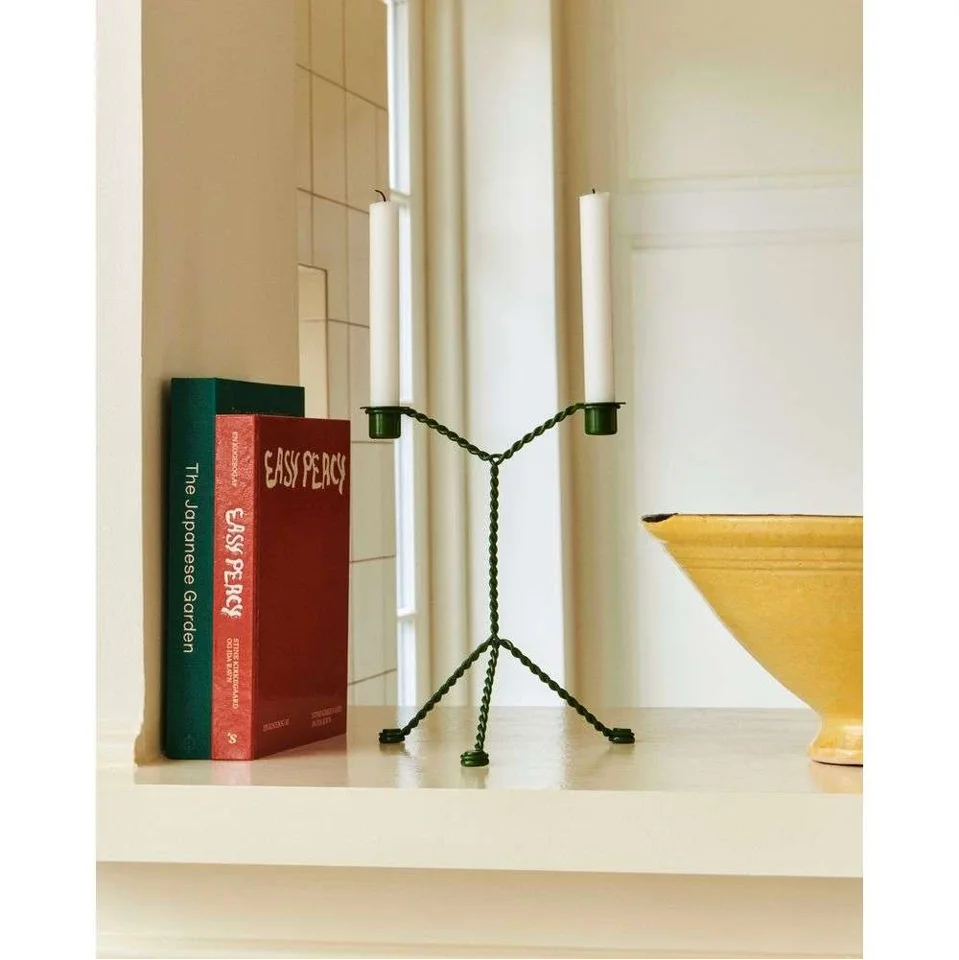 HAY - Wire Candleholder - Green