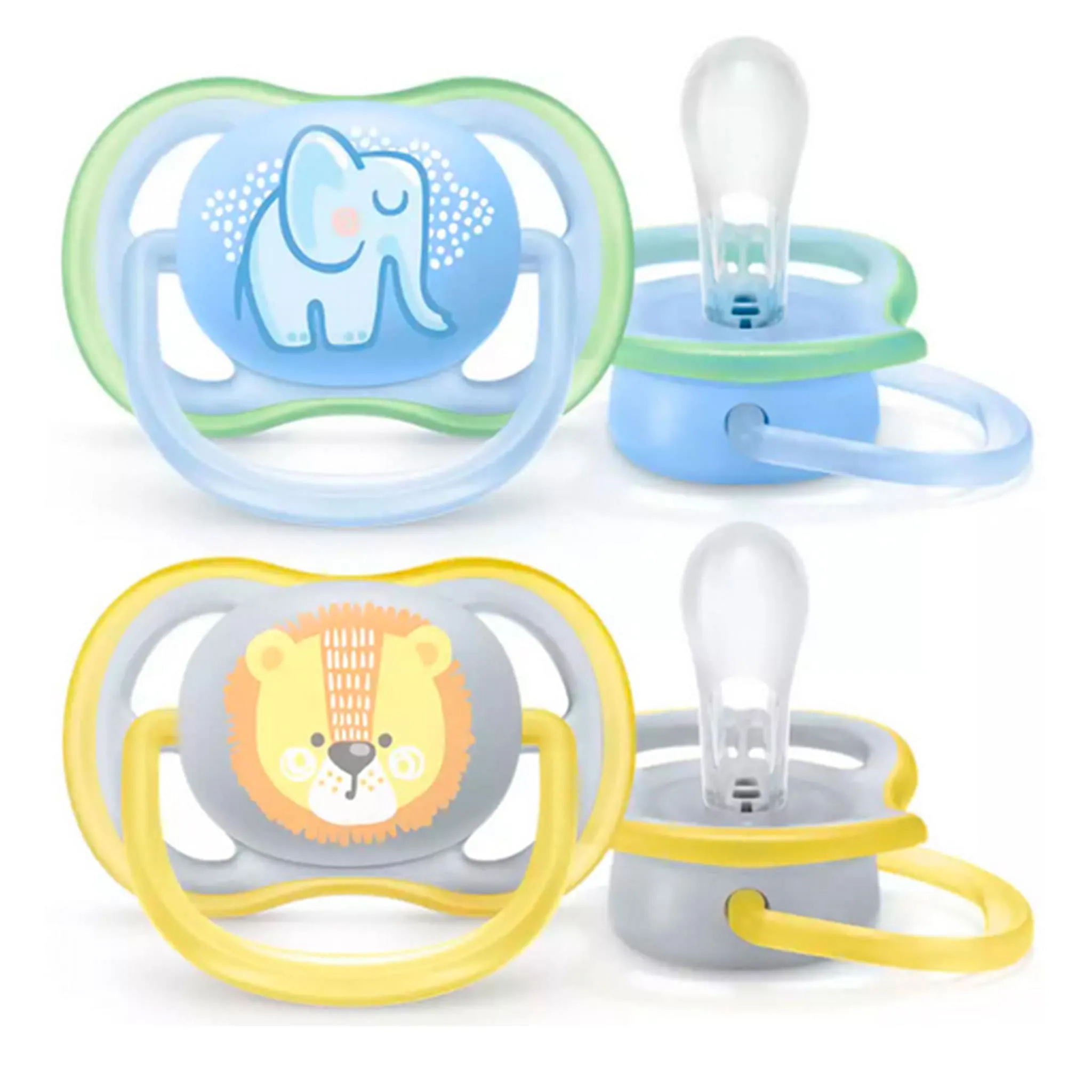 Philips Avent Suce Orthodontique 0-6m Ultra Air Paquet de 2 - Bleu