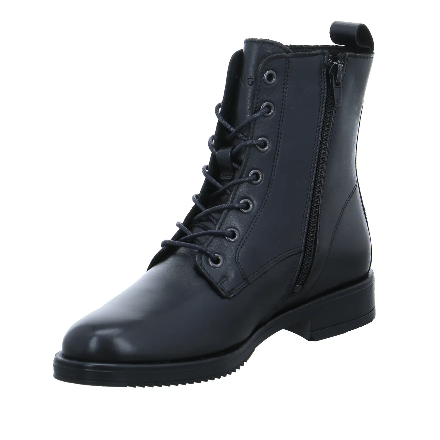 SCHUHENGEL Boot Schwarz Leder