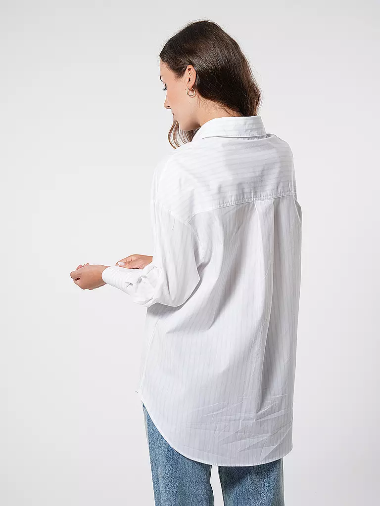 ANINE BING Hemdbluse MIKA weiss