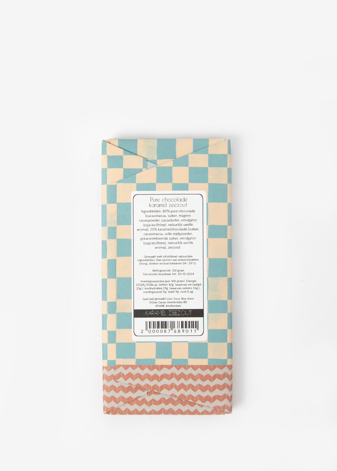 Chocoladereep puur Karamel Zeezout
