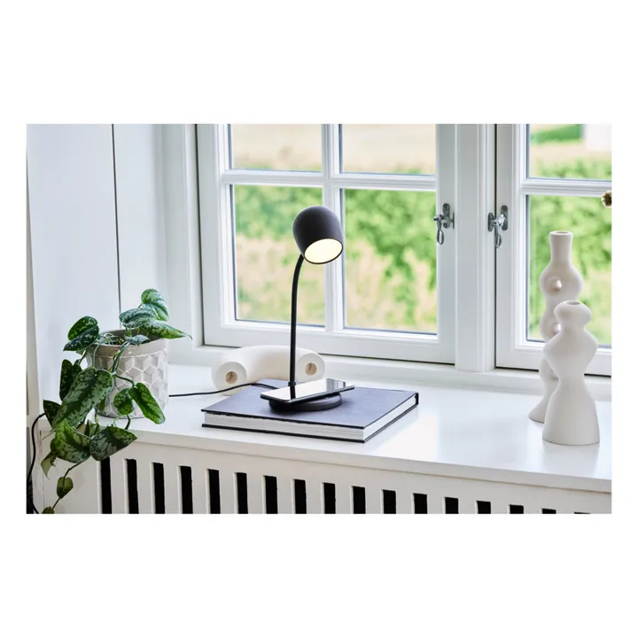Kreafunk Lampe avec chargeur sans fil Ellie | Noir