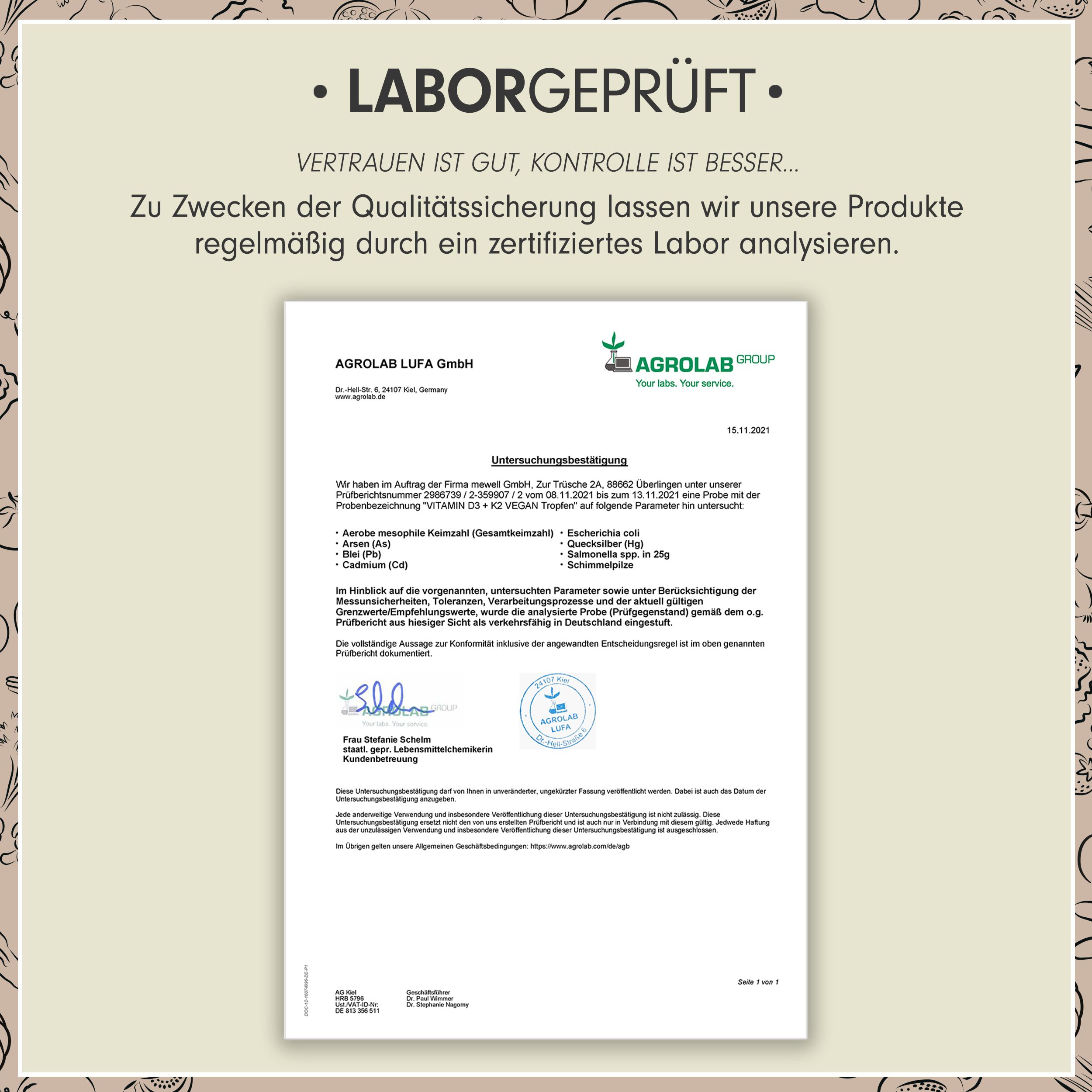 ProFuel - VITAMIN D3 + K2 VEGAN Tropfen - 1.000 IE Vitamin D3 + 40 mcg Vitamin K2 MK-7 (K2VITAL®)