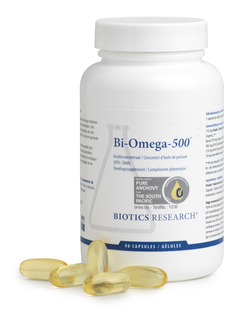 Biotics Bi-Omega-500 Capsules 90CP