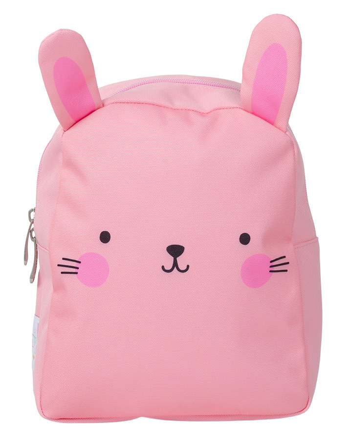 Kinderrucksack LITTLE BACKPACK – BUNNY (21x27x10) in rosa