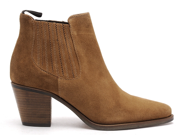 Muratti boots bottine talons femme reseda vel marron