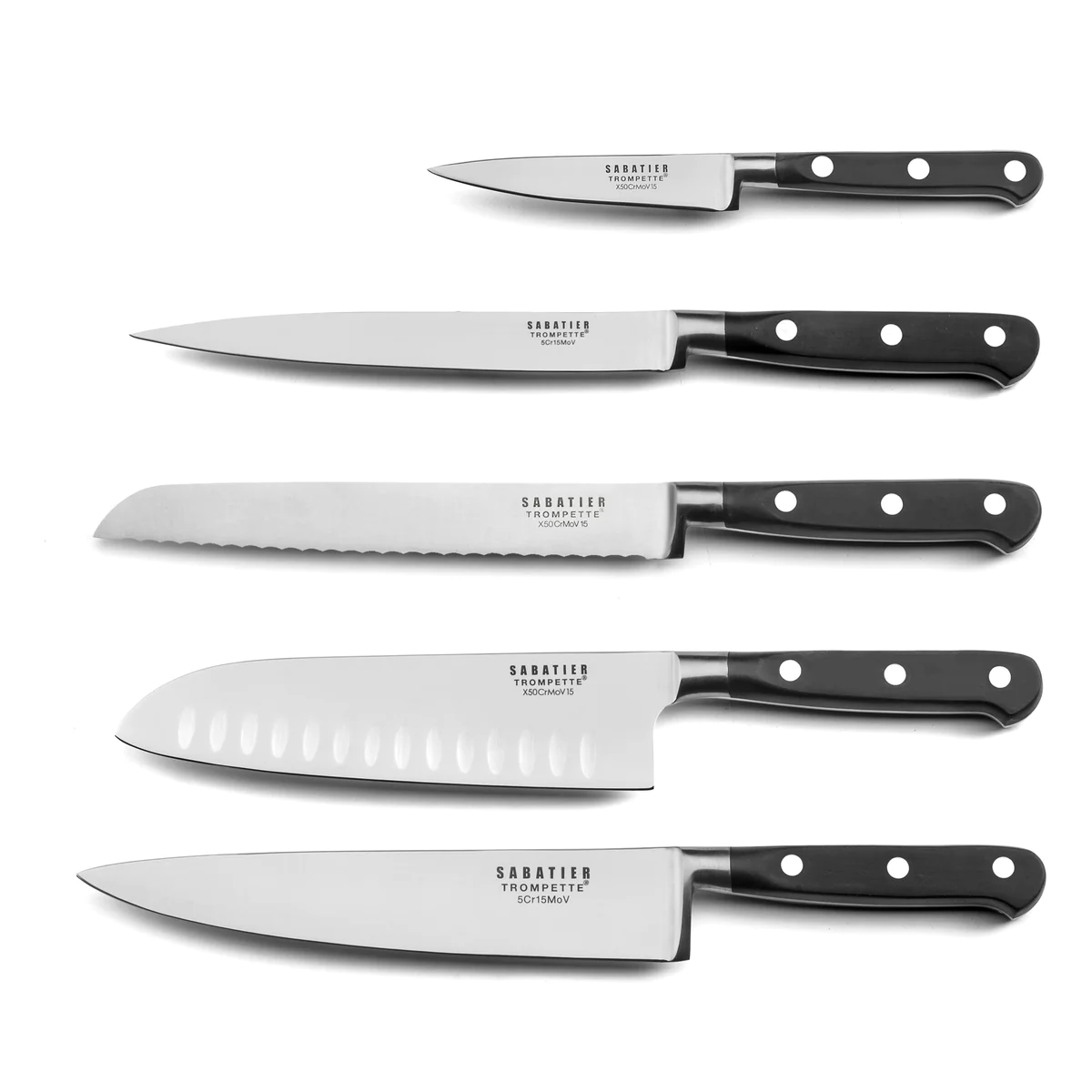 Origin Bois clair - Bloc 5 pièces Sabatier Trompette