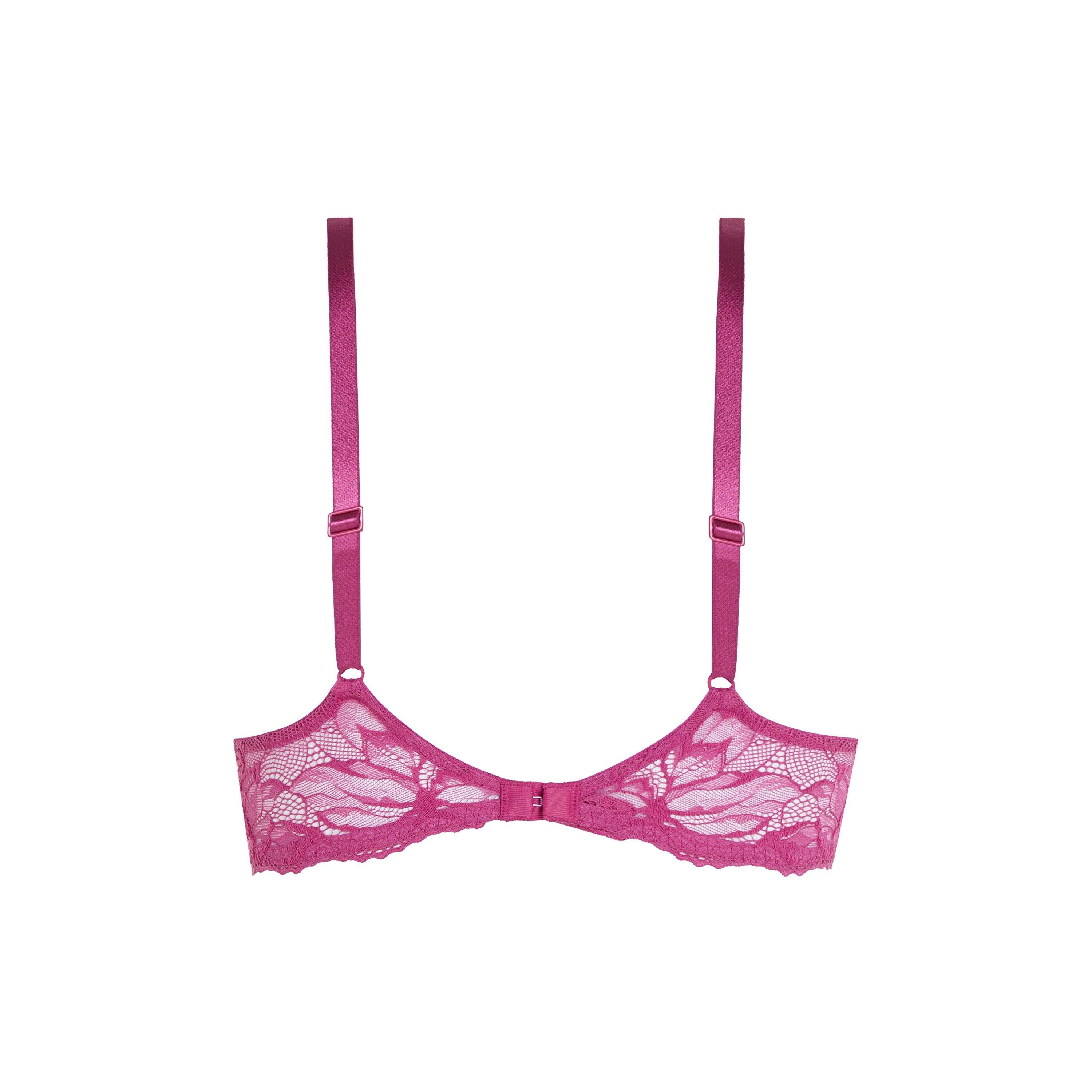 Calvin Klein Seductive Comfort Floral Plunge Bra