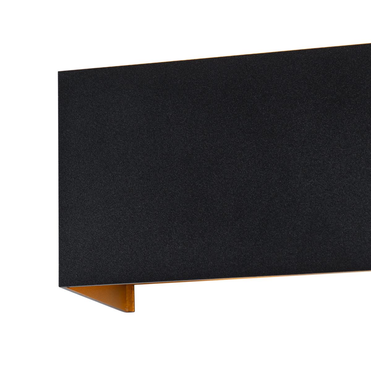 Buiten wandlamp zwart met goud incl. LED 4-lichts IP54 - Edwin