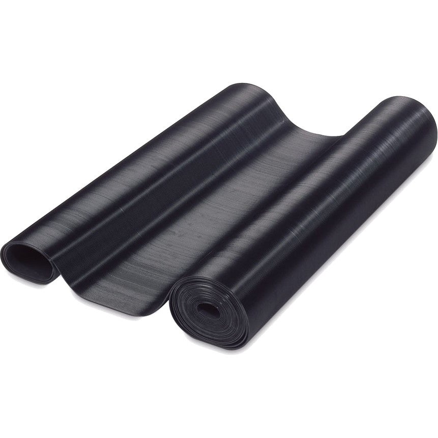Adam Hall 85900B rubberen kabelmat geribbeld 1x8 meter zwart