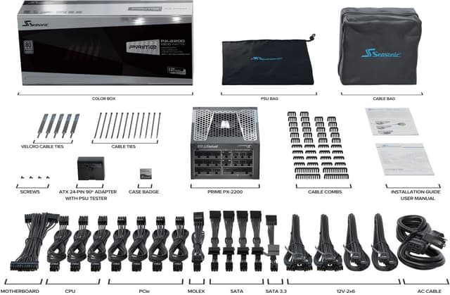 Seasonic PRIME PX-2200 strømforsyning