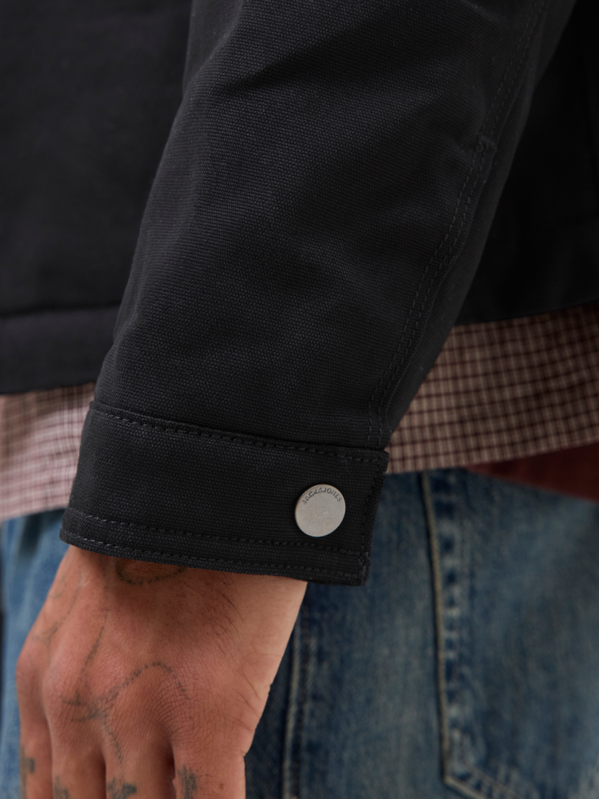 Jack & Jones PlusSize Outdoorjacke »JJEDOVER WORKER JACKET SN PLS« ohne Kapuze