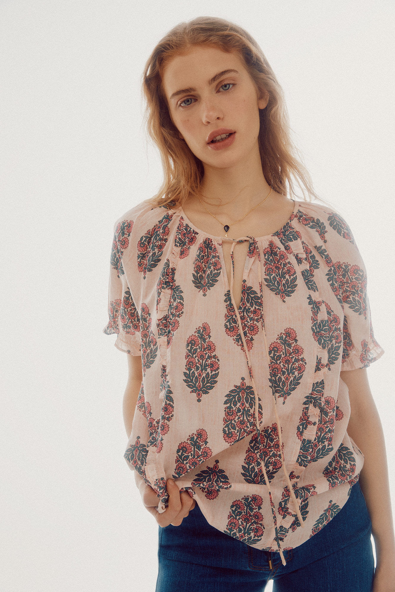 Blusa estampada - Multicolor