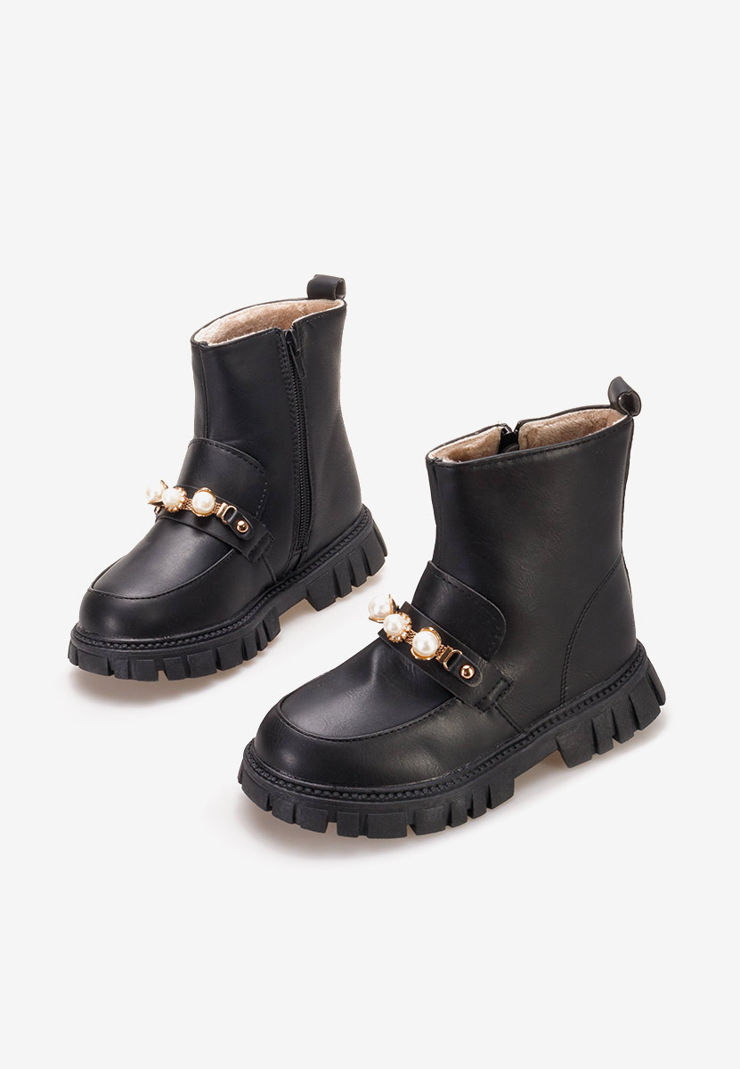 Bottines filles noires Chante