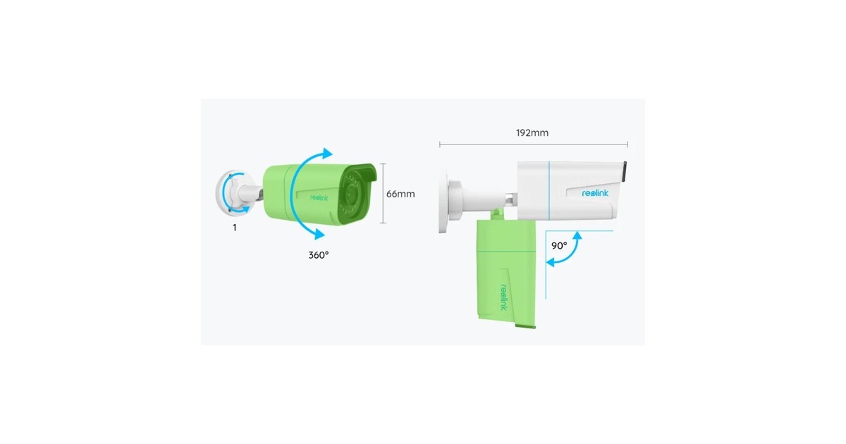 ReolinkRLK16-800B8-AI beveiligingsset  beveiligingscamera  (Wit, 8 stuks, 8 MP, PoE, 4 TB)