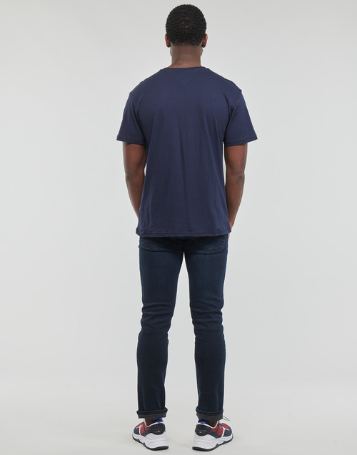 Tommy Jeans - TJM CLSC RWB CHEST LOGO TEE - Marine