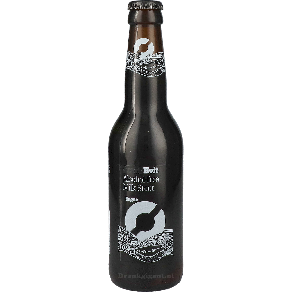 Nogne Svart/Hvit Milk Stout Alcoholvrij 33 cl