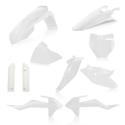 Kit plastiques Acerbis FULL KIT BLANC