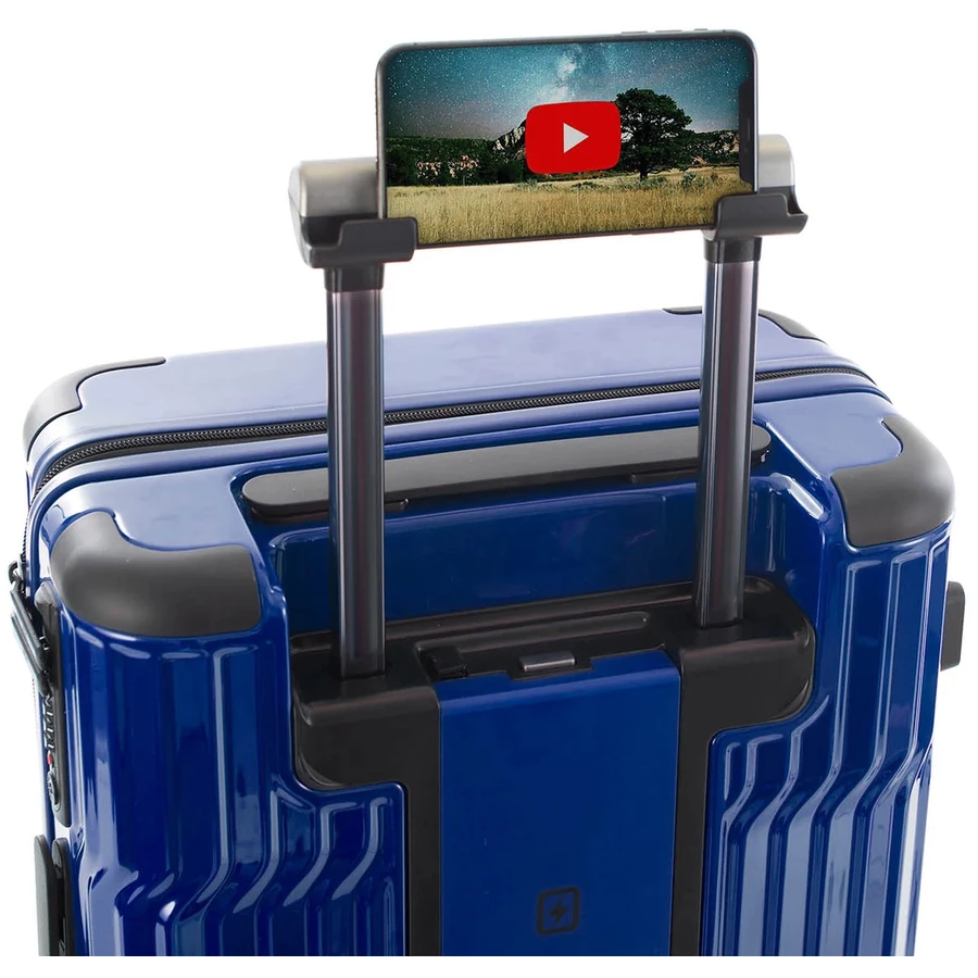 Heys Tekno - 4-Rollen-Kabinentrolley S 15.6 53 cm USB blue