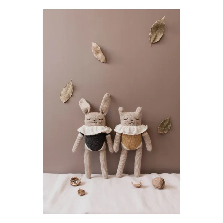 Main Sauvage Doudou Lapin | Noir